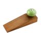 Green Black Crackle Wooden Door Stopper